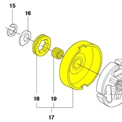 Husqvarna Chainsaw Clutch Drum 503 93 24-72 For 365 362 372 -Snapper Shop 503932472