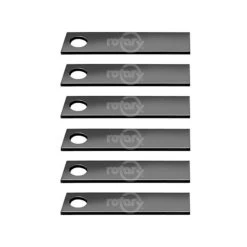 Rotary Parts Rotary Genuine Part 6324 BLUEBIRD FLAIL BLADE 4"X 1/2" Pack Of 6 -Snapper Shop 6324x6